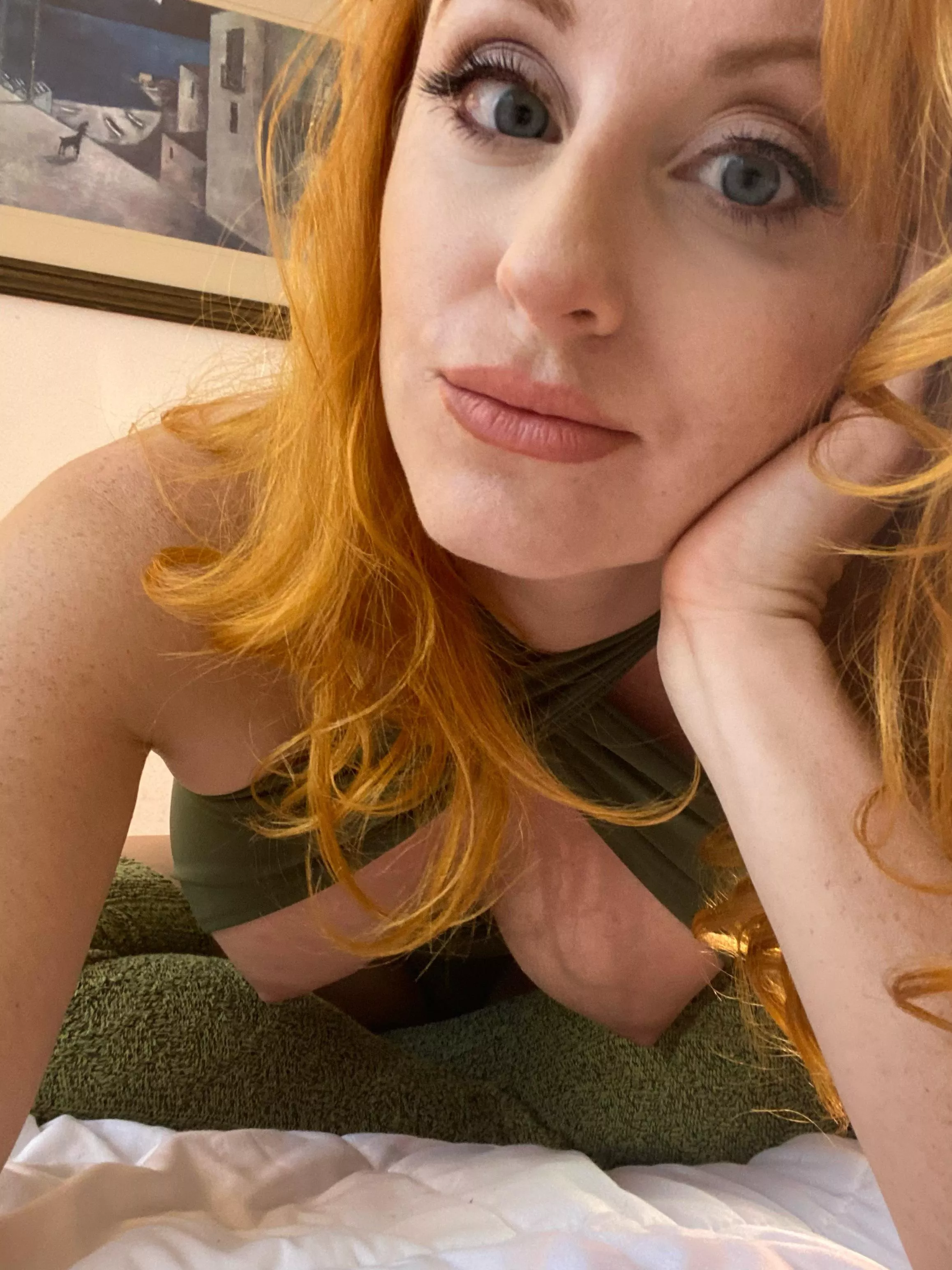 Just hangin with my new tits- you?