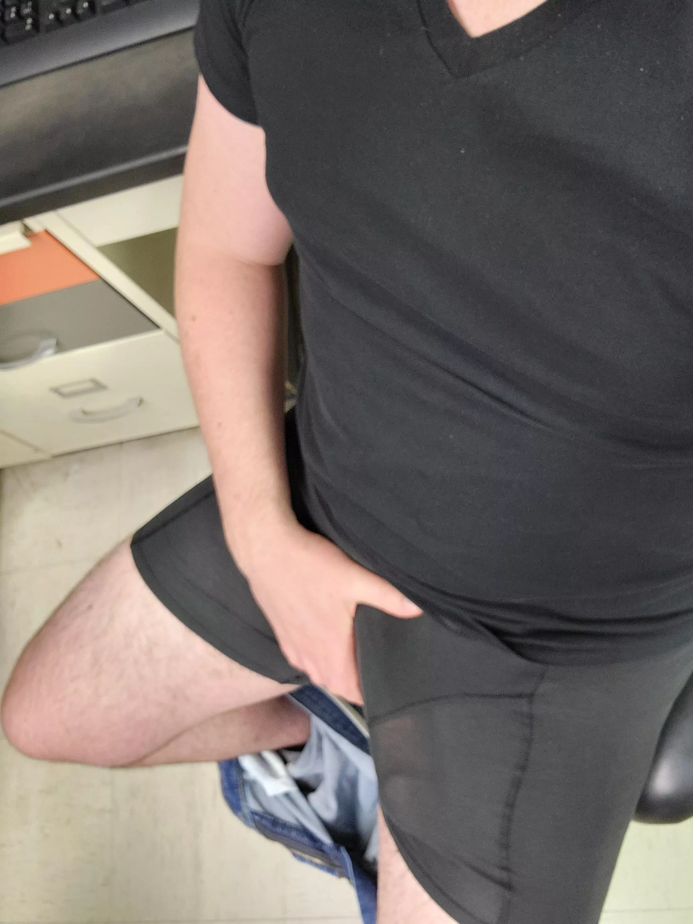 Just hanging out at work