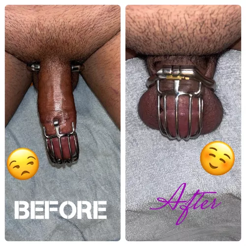 Just locked up for the first time today and it hasn’t come off since the lock clicked 😭