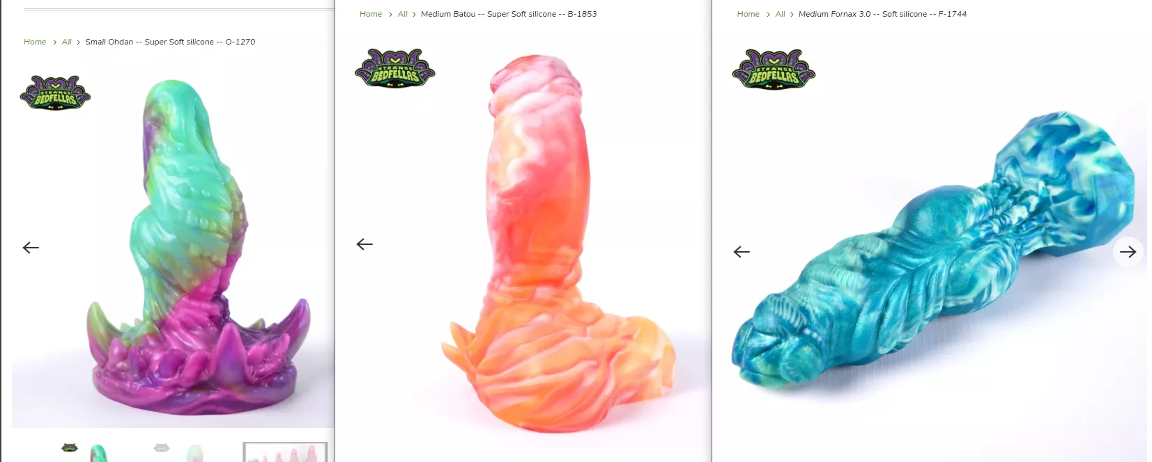 Just made my biggest multi-toy purchase ever! Three new toys from SBF. So stoked!