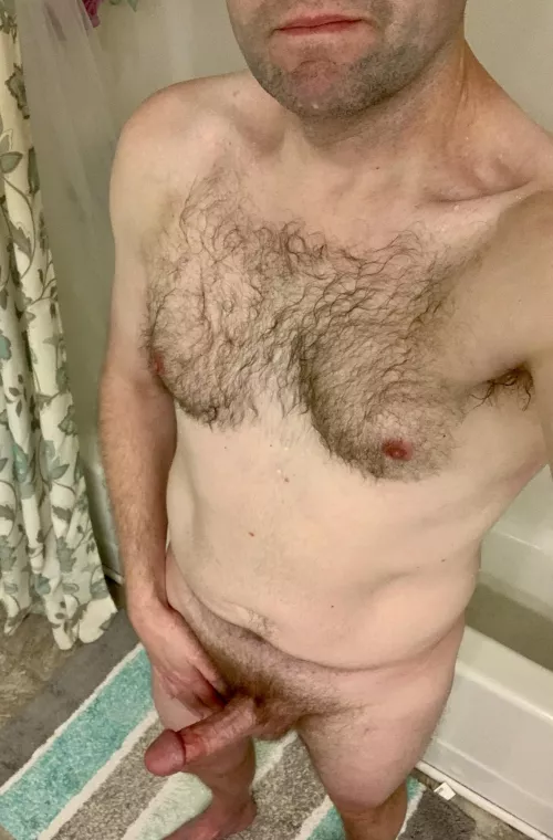 Just out of a long hot shower. Join me for the next one?