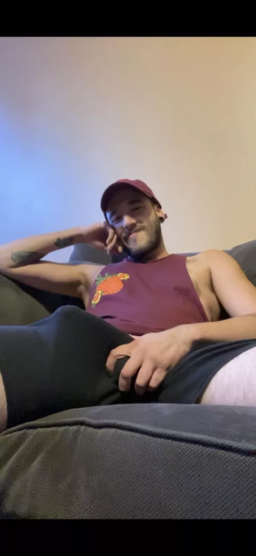 Just relaxing at home 😇