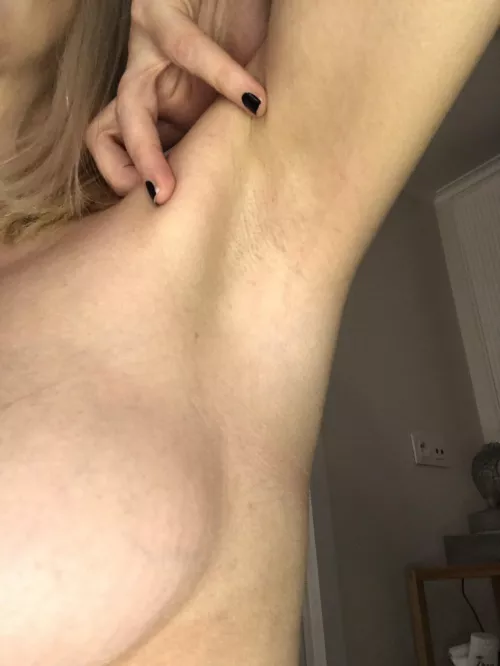 Just shaved a bit so it’s a little red 😊