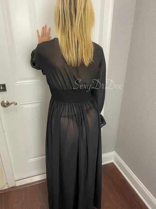 Just sheer enough to see