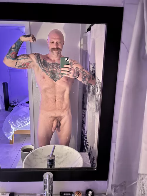 Just some tattoos and dick