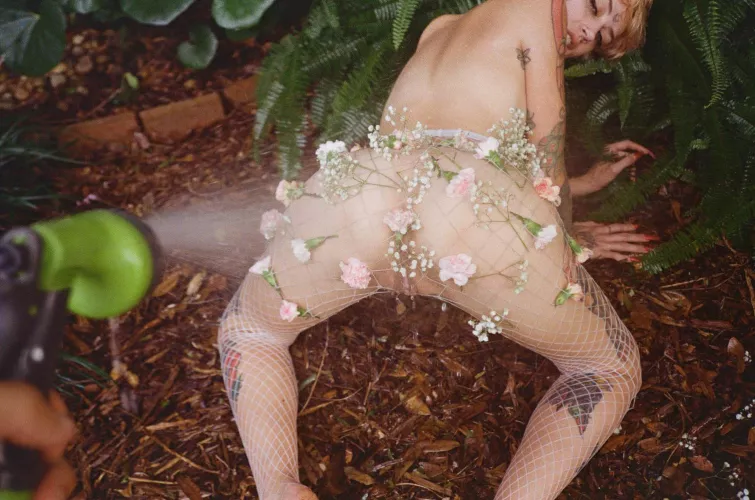 Just tending to the garden.