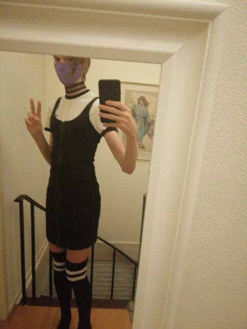 Just tried my denim dress