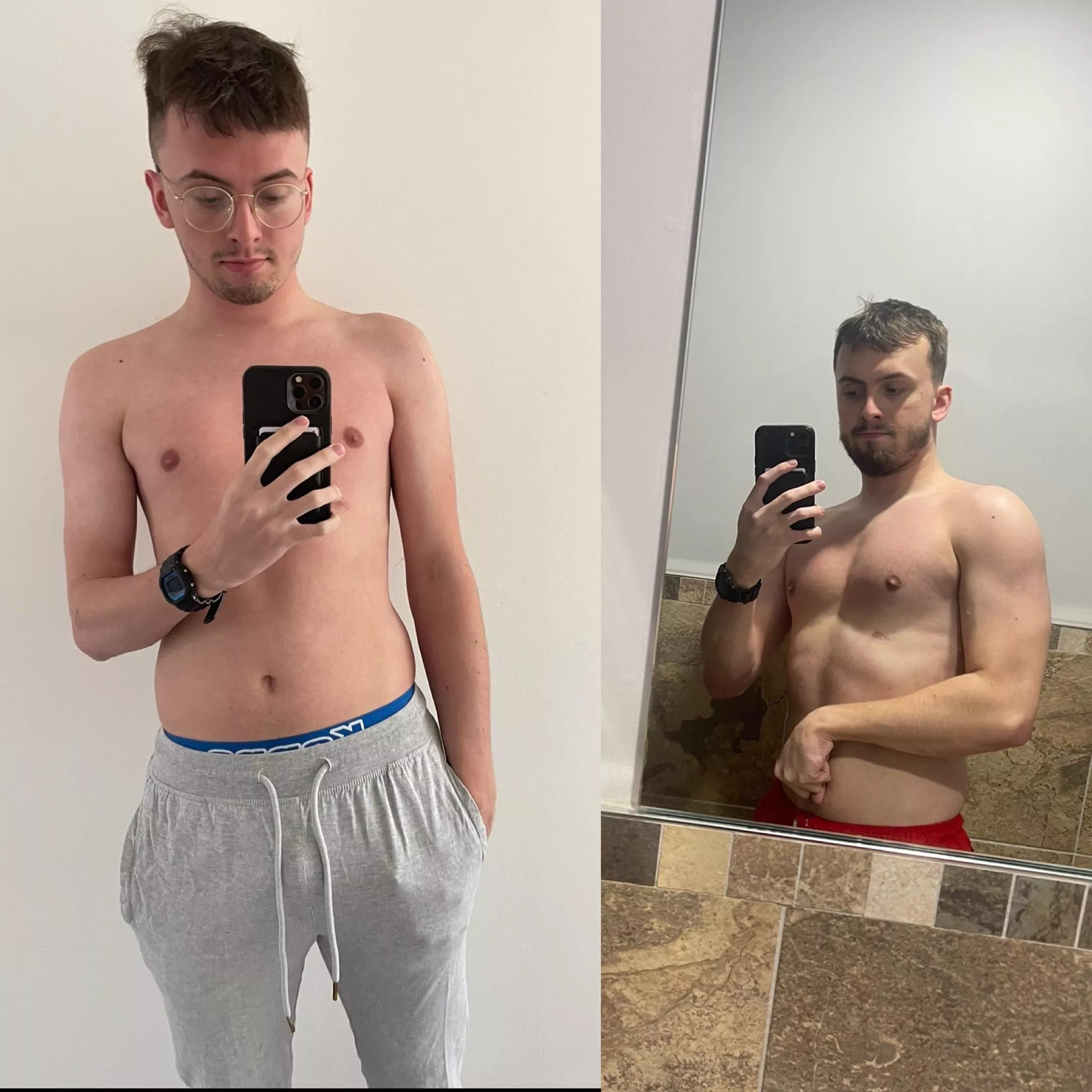 Just wanted to share some progress I made over the last 8 months! Let me know what you think.