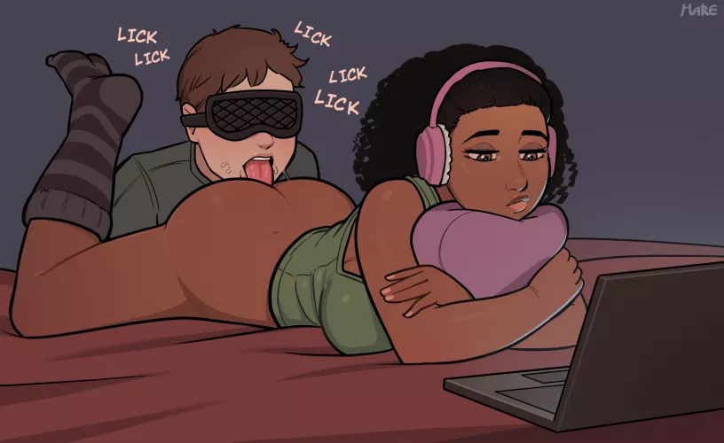 Just watching a movie, nothing special.