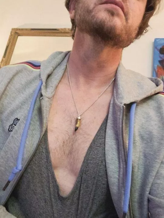 Just working with the modest chest hair given to me ☺ Just working with the modest chest hair given to me ☺