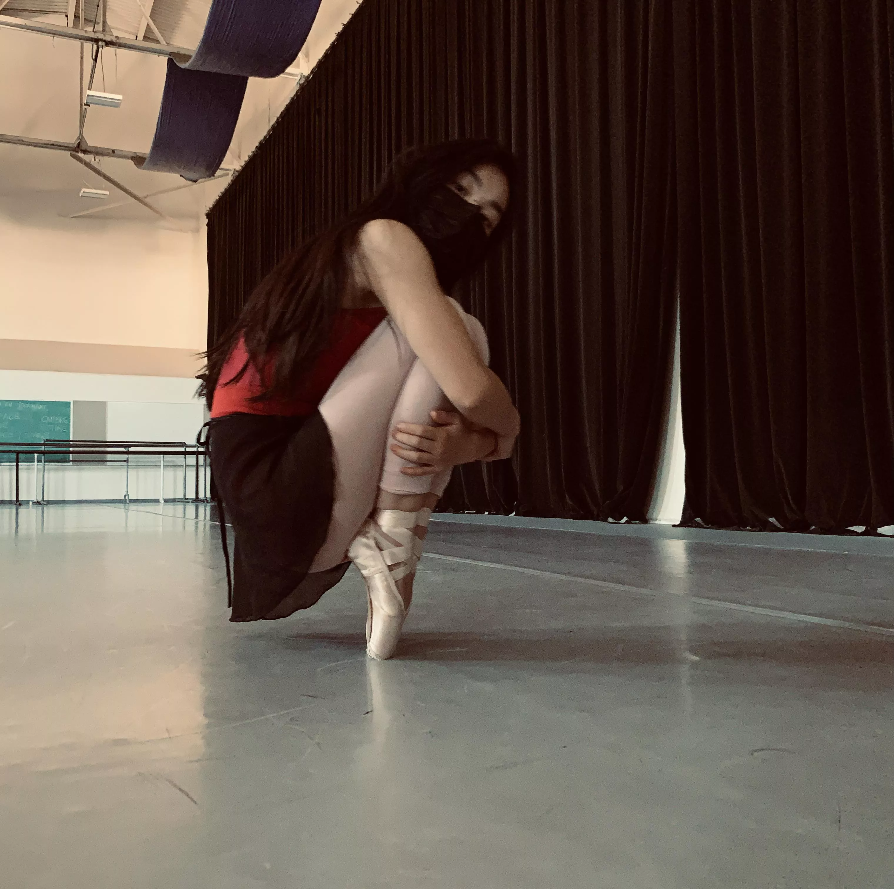 Just your tiny Asian ballerina 😂✌🏻