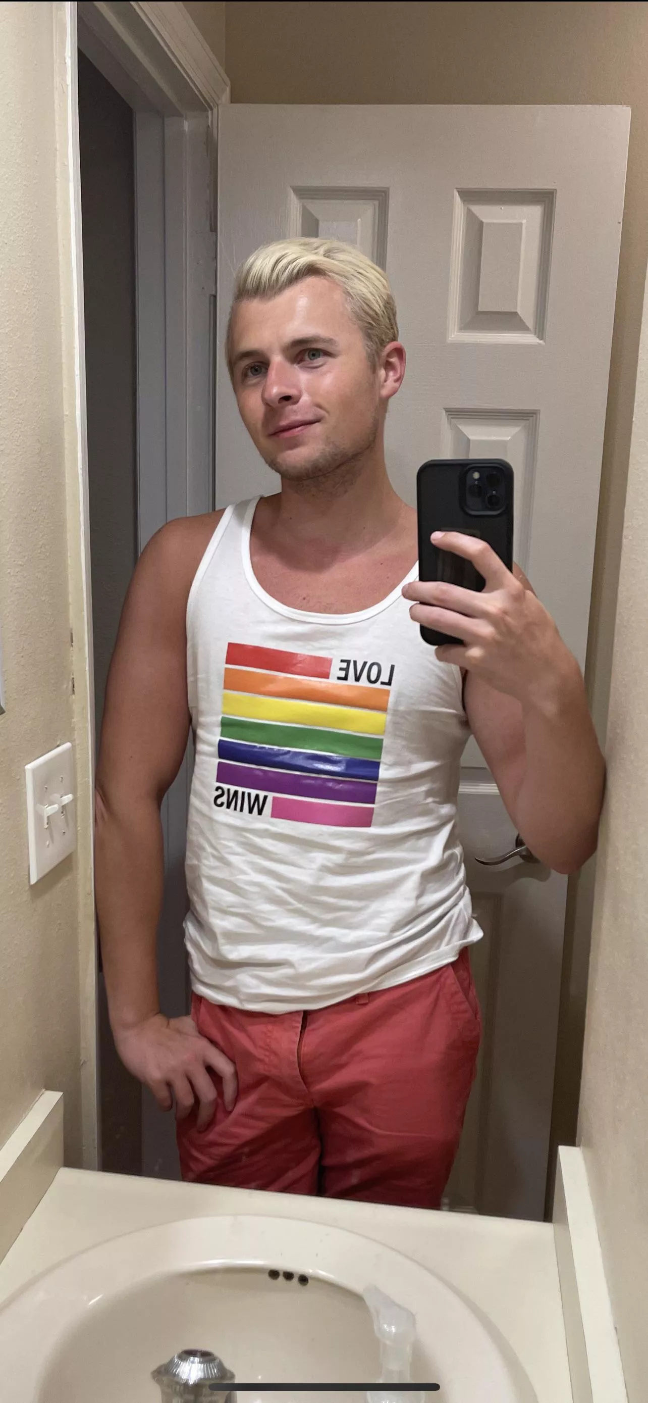 Jut bought my first Pride shirt! Happy Pride y’all!!! Jut bought my first Pride shirt! Happy Pride y’all!!!