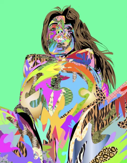 Jynx Maze , digital portrait , me , 2022