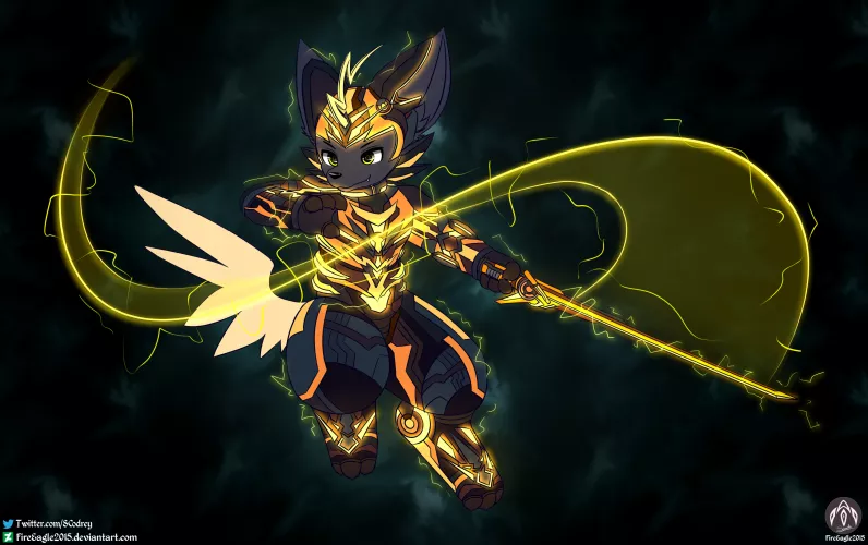 Kaminari - Commission for a friend [art by me @SCodreyS on Twitter]