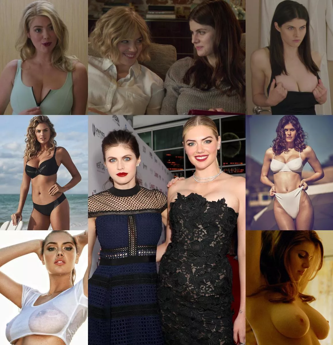 Kate Upton and Alexandria Daddario (Hall of Fame of this Sub)