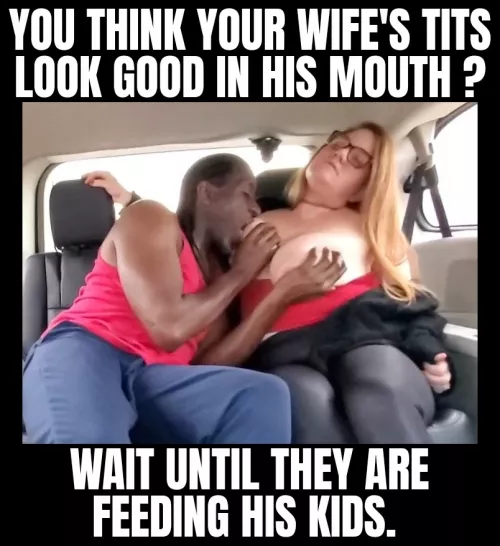 Keep driving cuck!