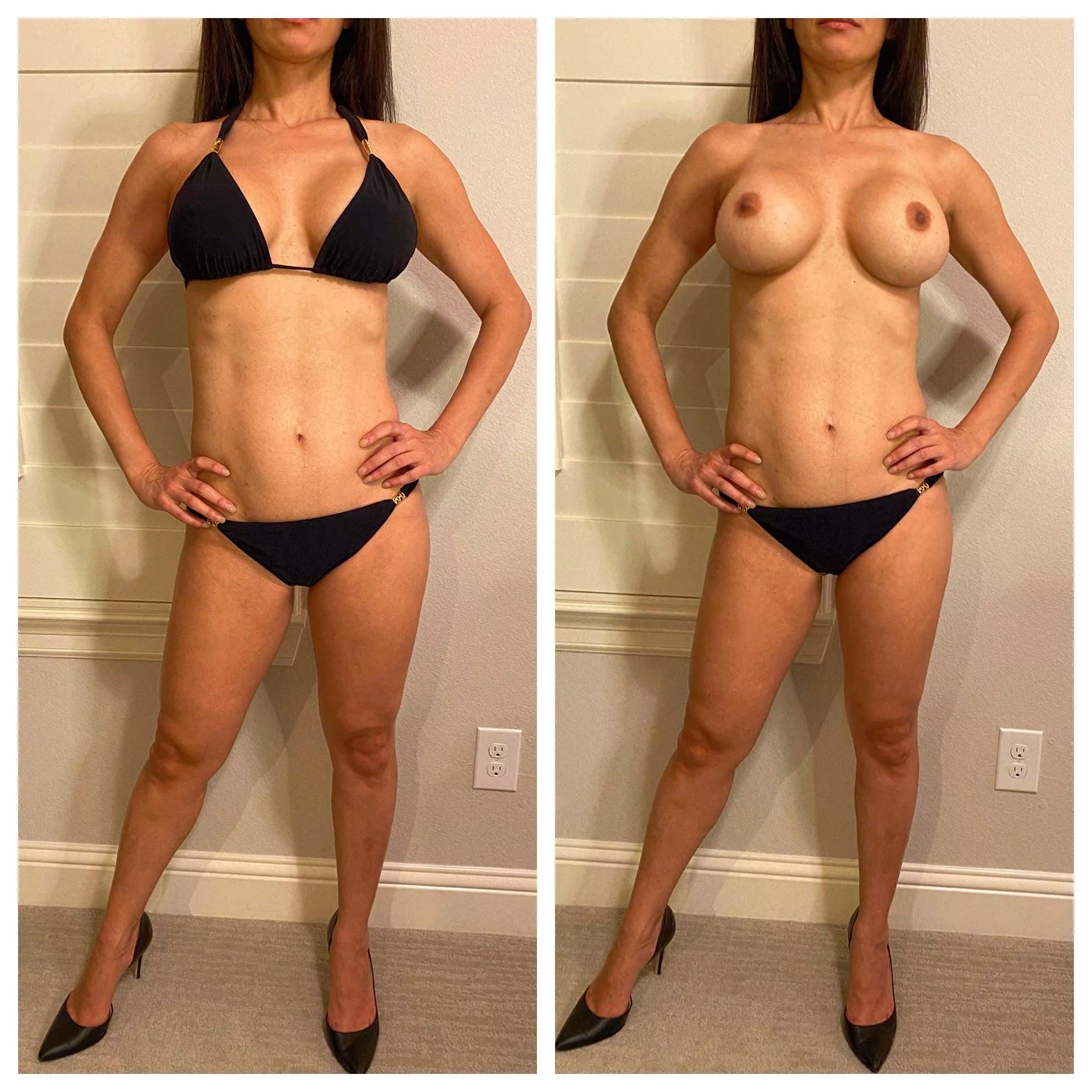 Keeping it simple on a lazy Sunday with an on/off photo. 40(F)💋