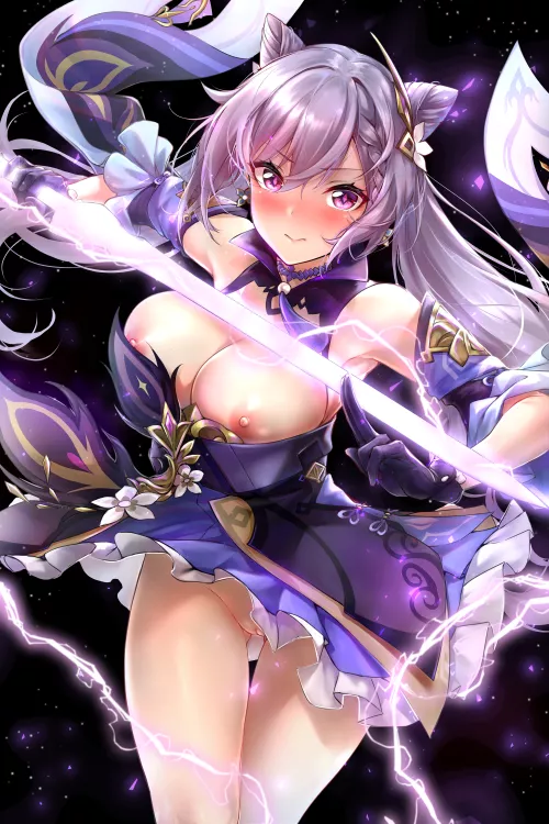 Keqing's Battle Pose