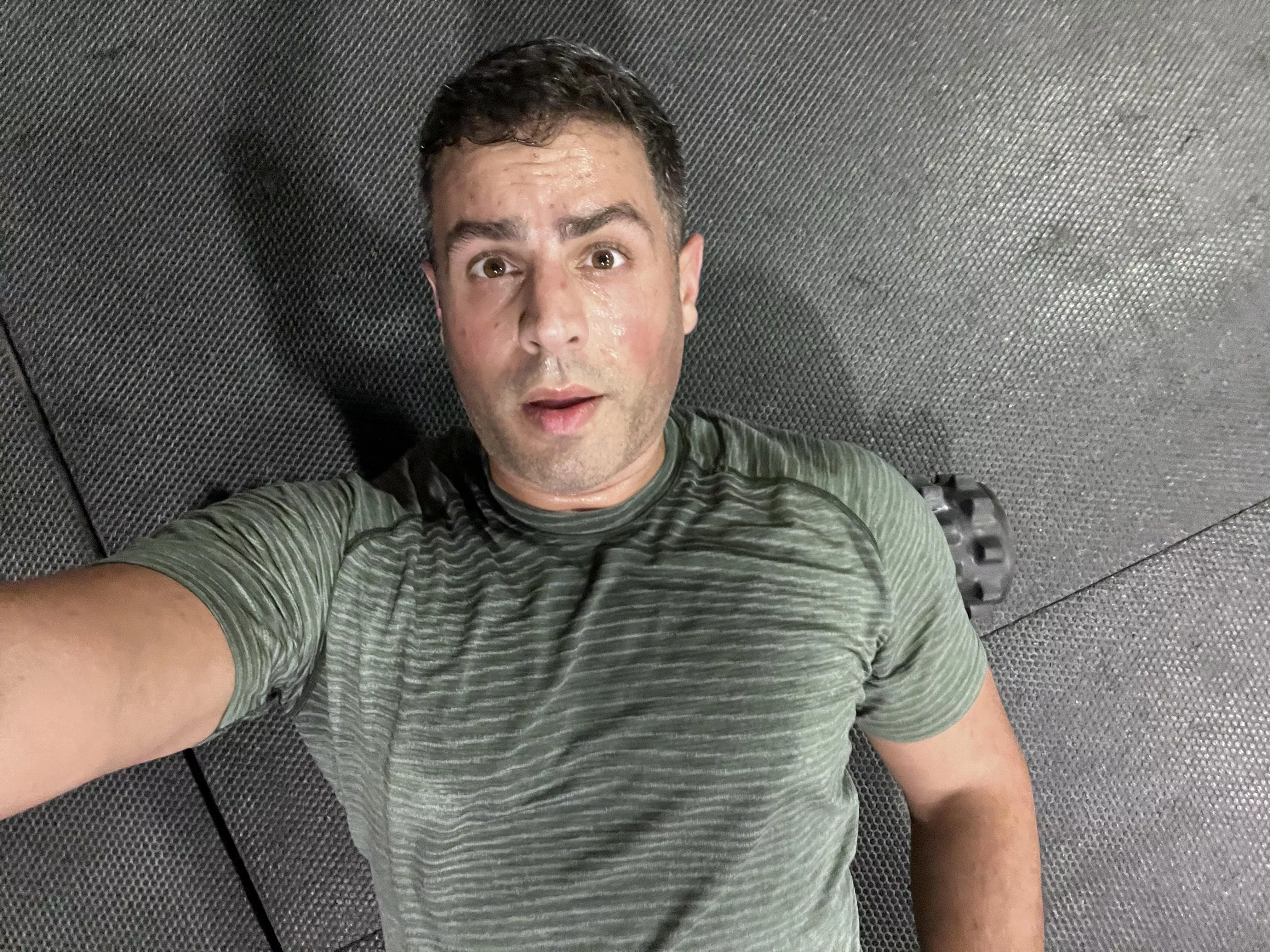 Killer workout. Must roll out. 😅