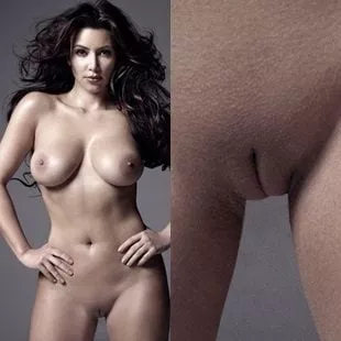 Kim Kardashian Nude and close look of her vagina
