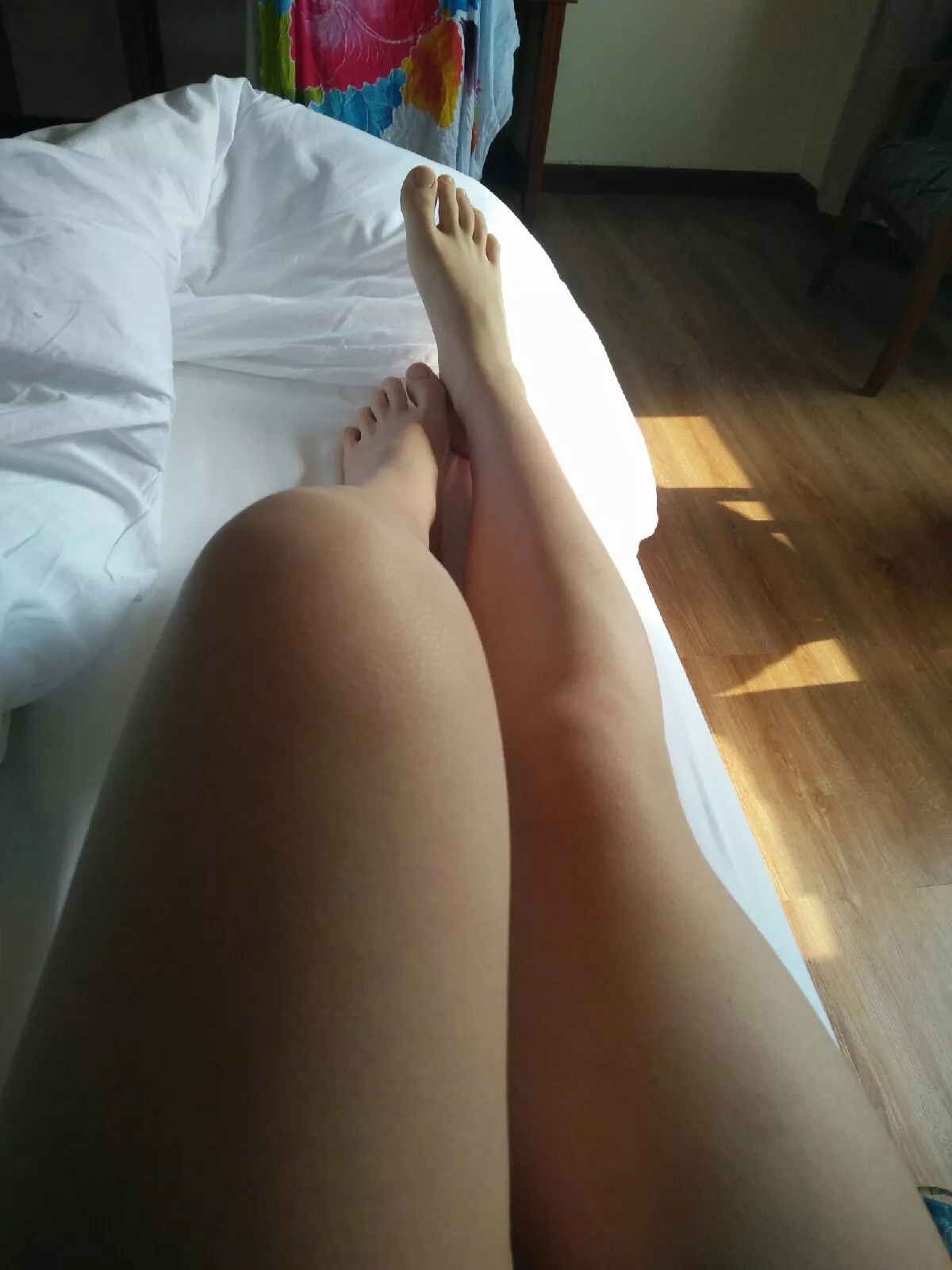 Kiss my legs, please