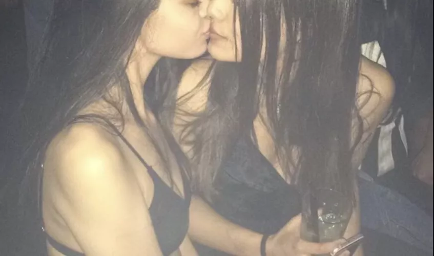 Kissing some girl I met a few hours ago