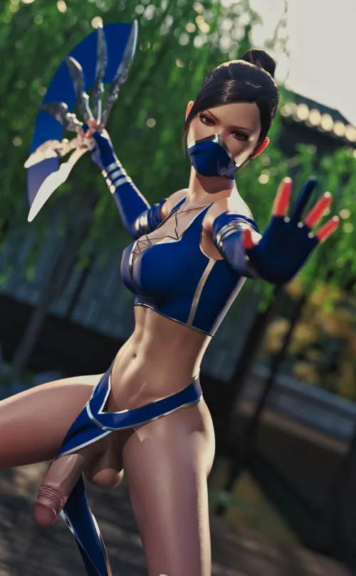 Kitana. The queen of the Netherrealm. (forged3dx)