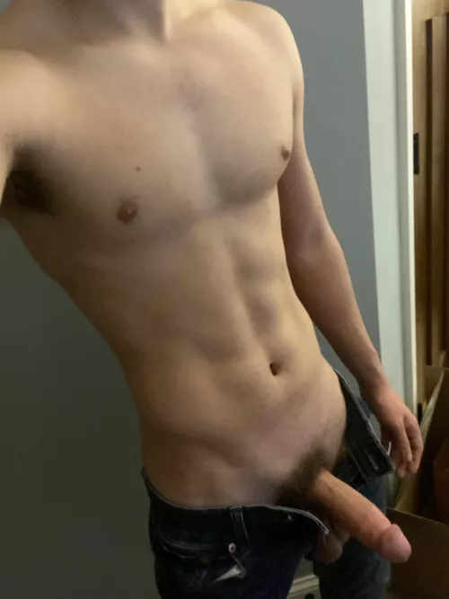 Kneel down, You can feel my balls on your chin