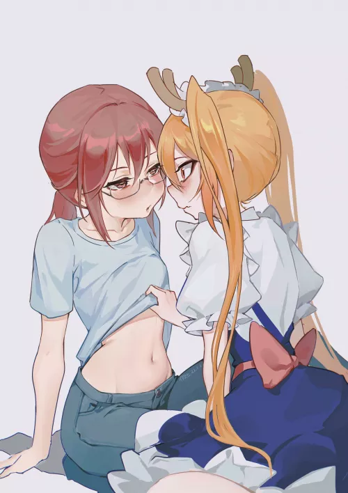 Kobayashi and Tohru [Maidragon]
