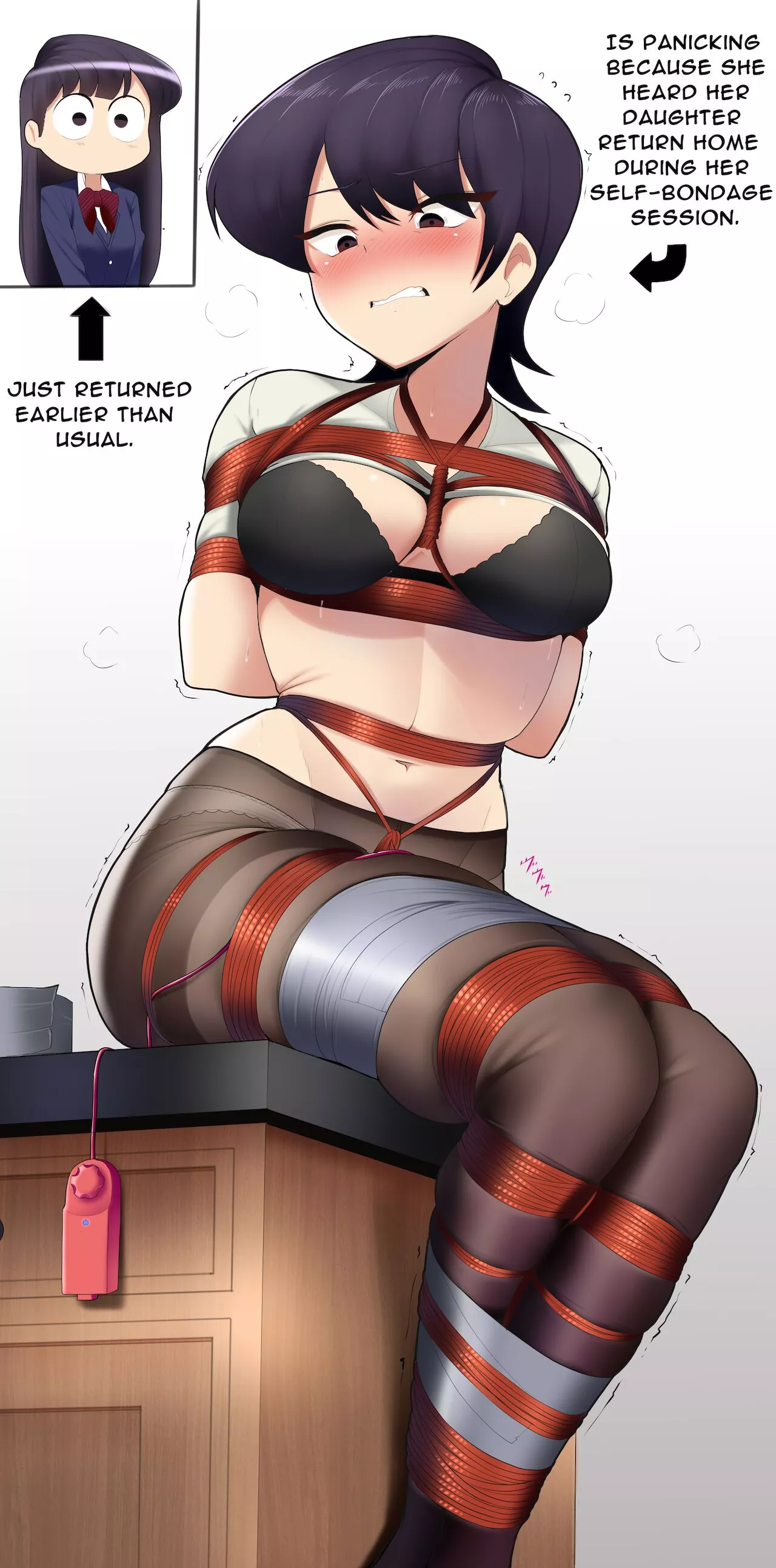 Komi Mom Bondage Experience (bagelbomb) [Komi San]