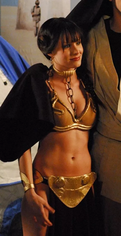 Kristen Bell as Slave Leia
