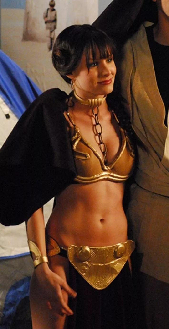 Kristen Bell as Slave Leia