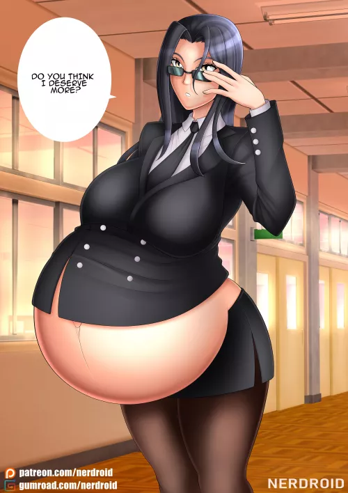 Kuroko Smith pregnant - Monster Musume - Art by me(NerDroid)