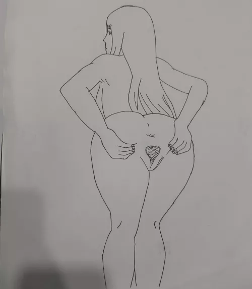 Kushina spreading her pussy