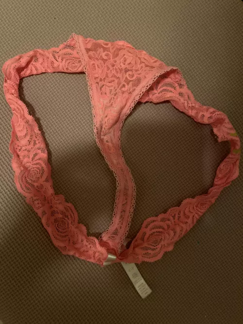 Lace thong!
