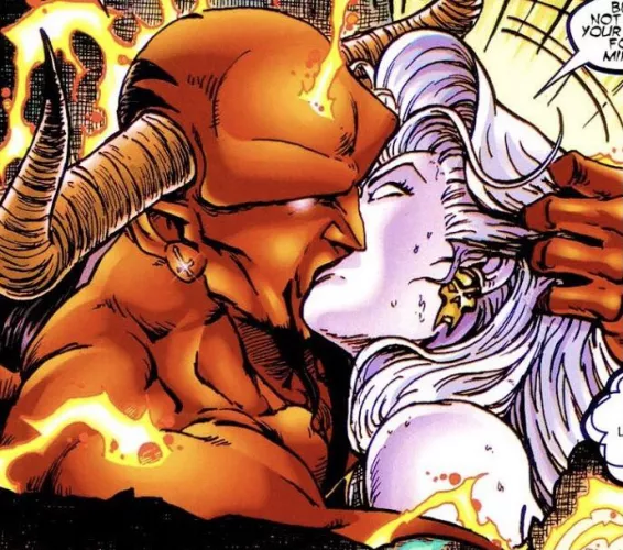 Lady Death kiss with foe [Lady Death #11 (1997)]