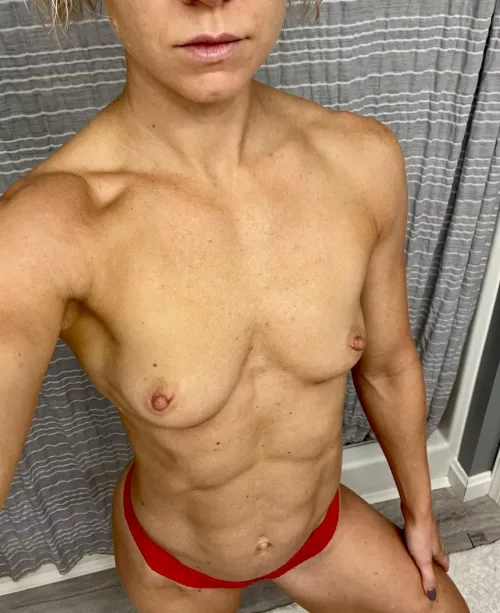 Lady in red