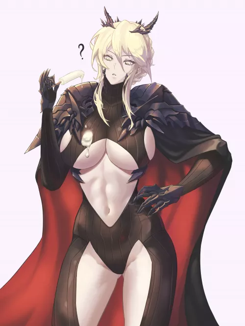 Lalter having a Popsicle