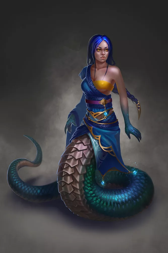 Lamia by Asgerd-art