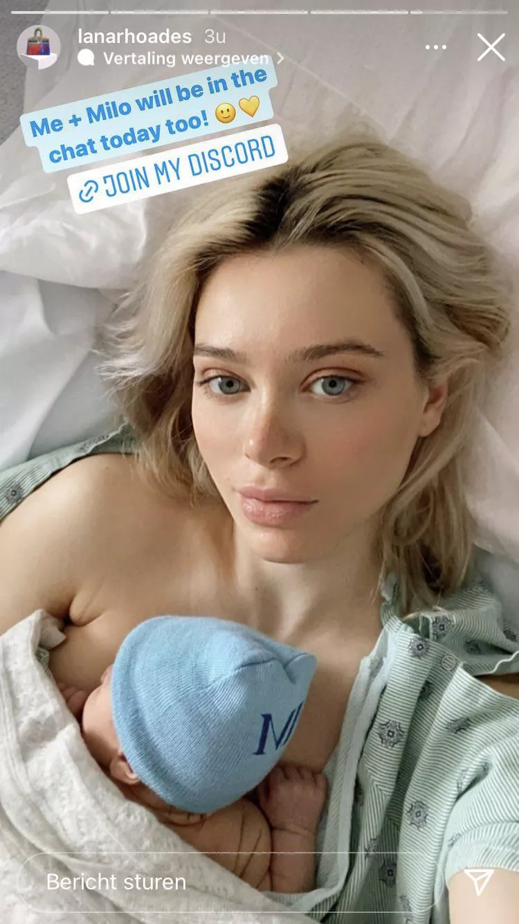 Lana is officially a MILF now