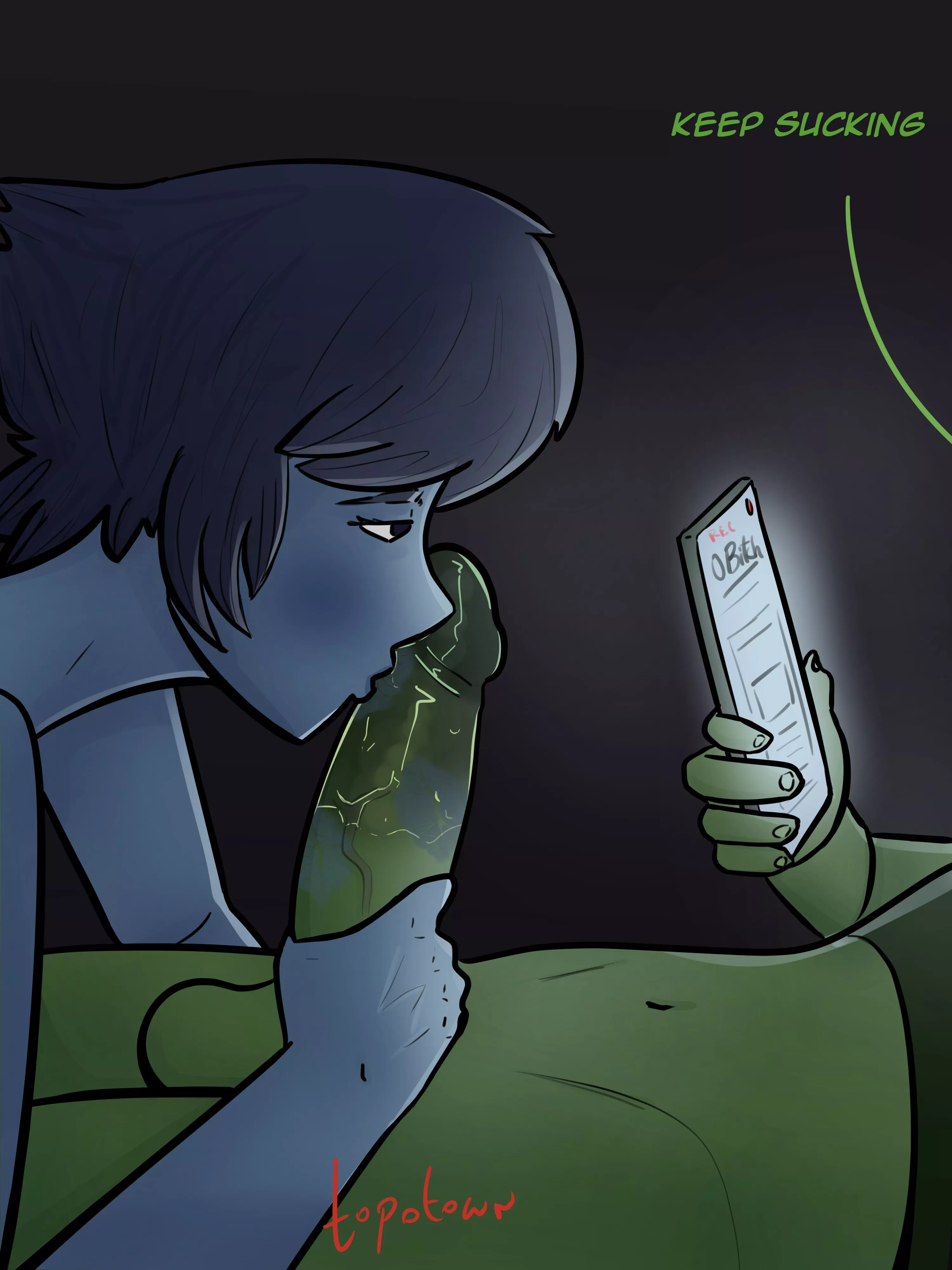 Lapidot where peridot is a top lol (OC)