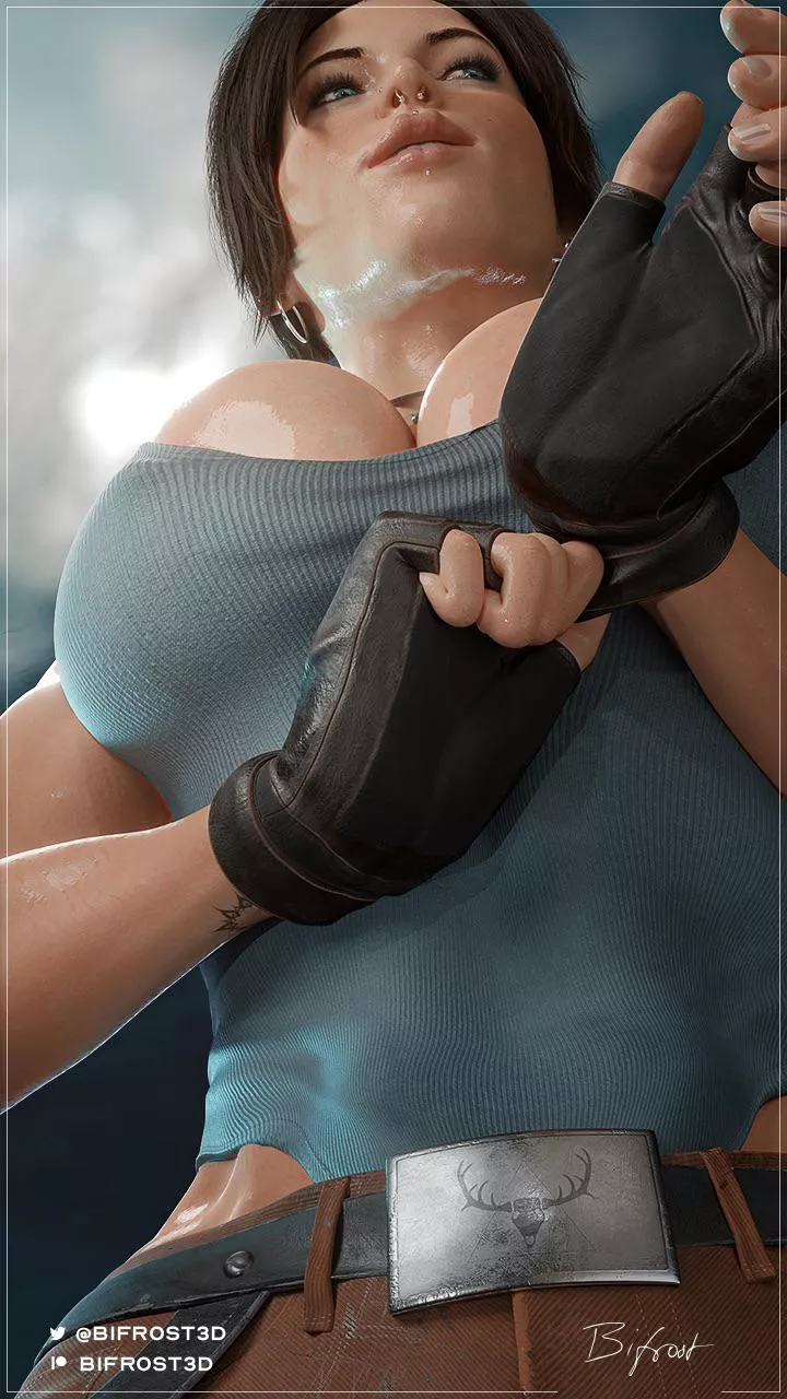 Lara and her huge tits (bitfrost3d) Lara and her huge tits (bitfrost3d)