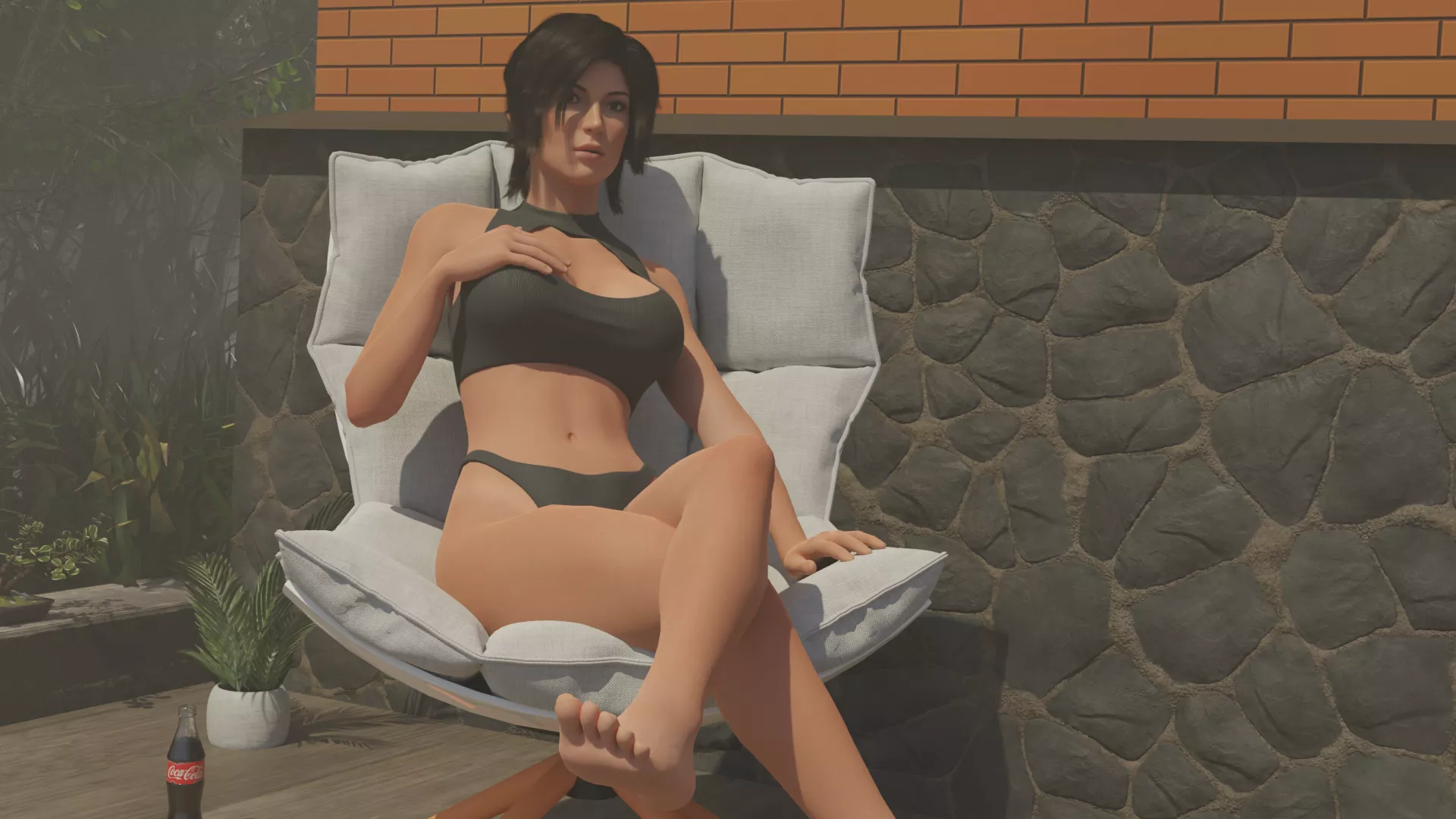 Lara chilling.Show ass in my twitter (CTRL-V3D) Lara chilling.Show ass in my twitter (CTRL-V3D)