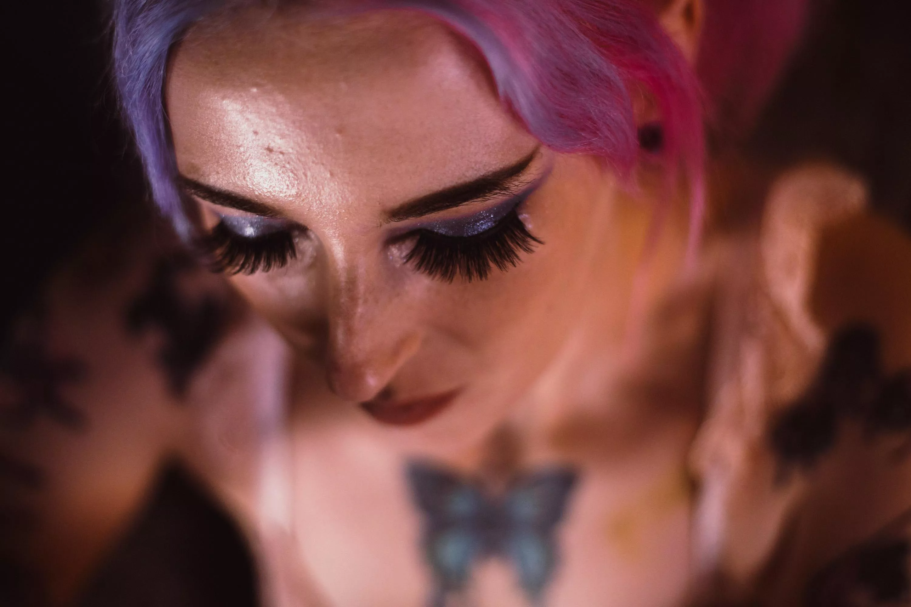 Lashes look so good from the top 🥵