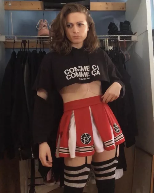 Late for cheer practice 😳