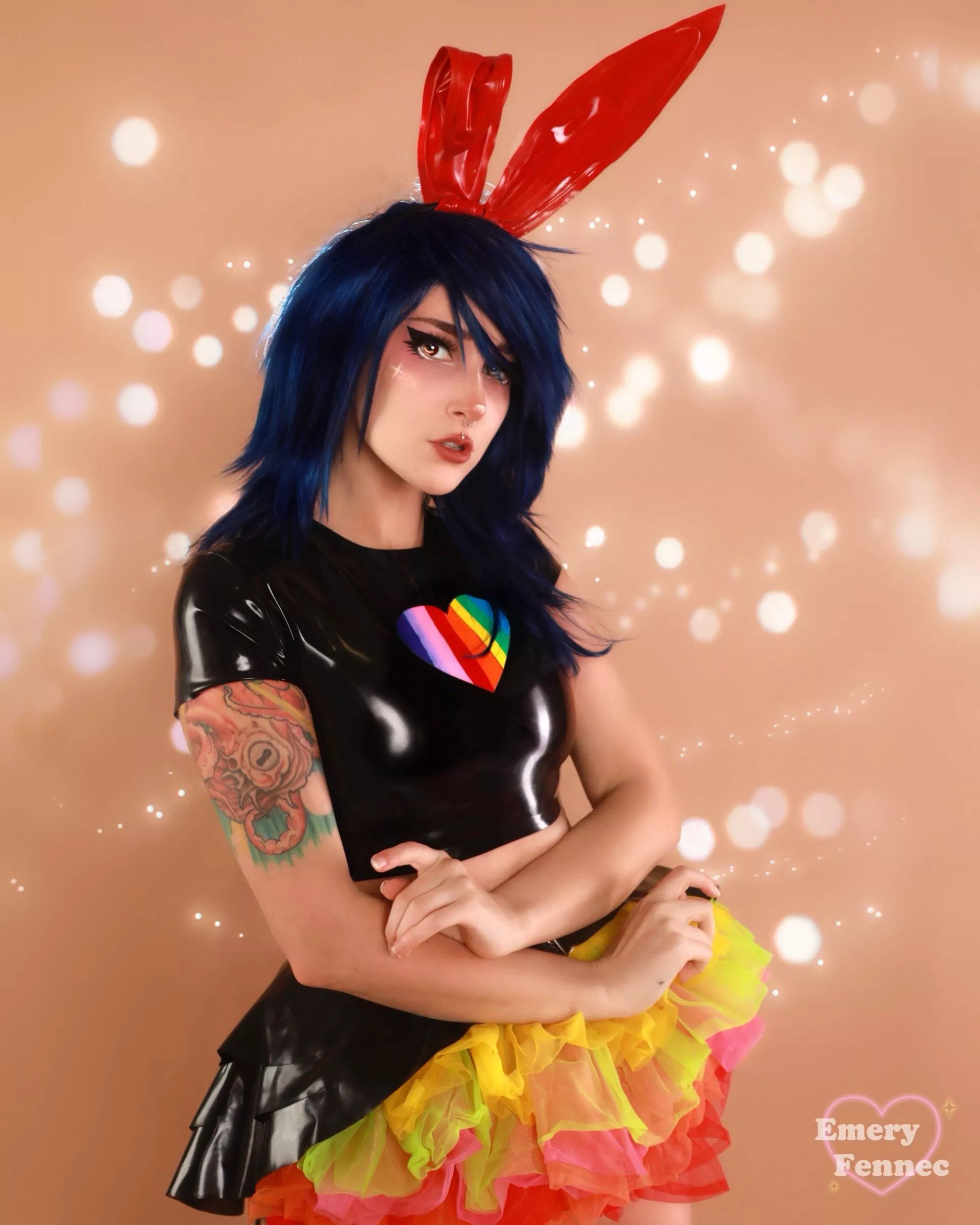 latex & rainbows by Emery Fennec