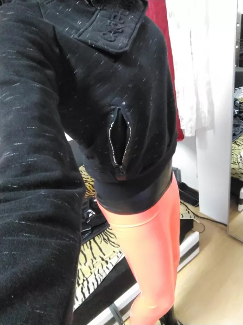 Latex under sweater