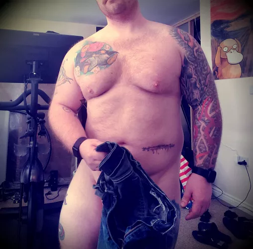 Laundry day. First time putting away 100% of my clothing. Going to be having a 60+ hour streak ahead of me. What is your longest streak without clothing?