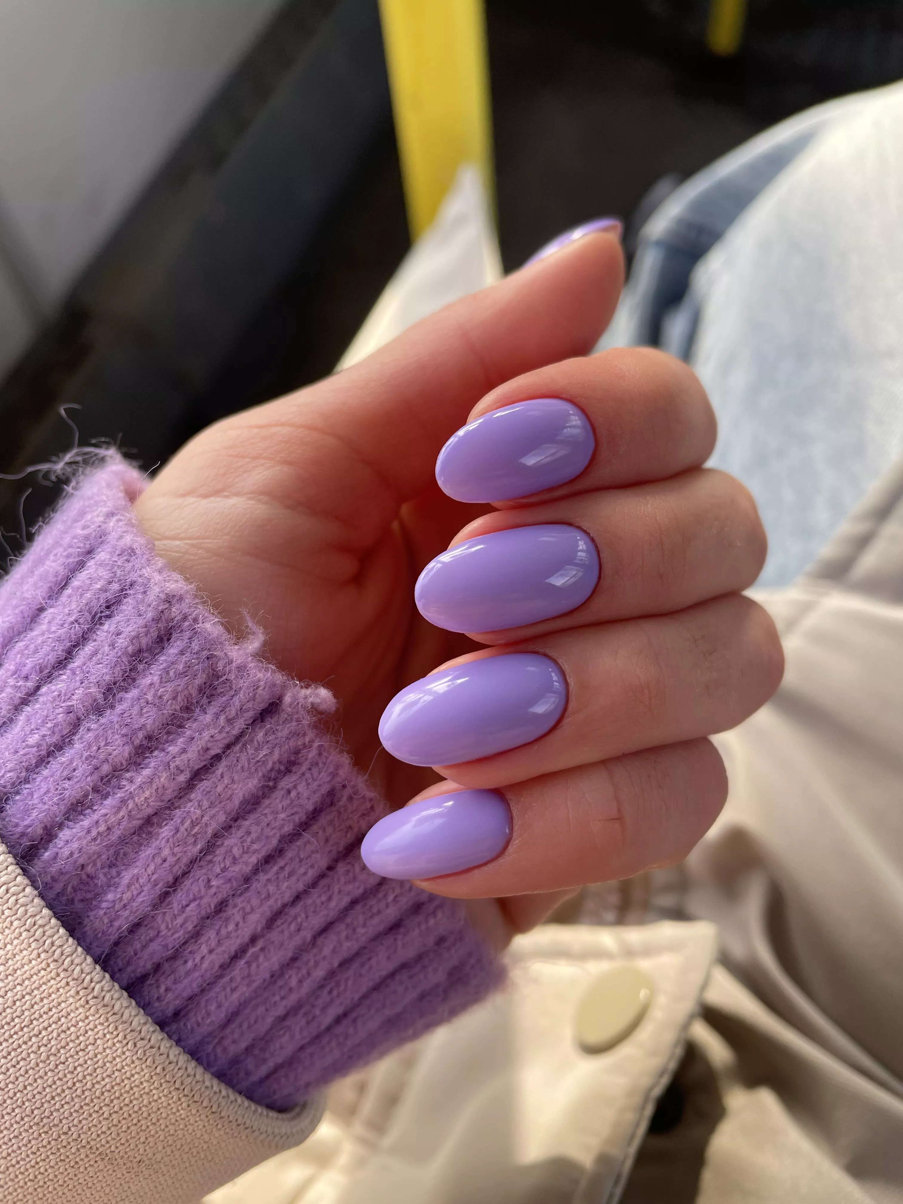 Lavender nails💜💕