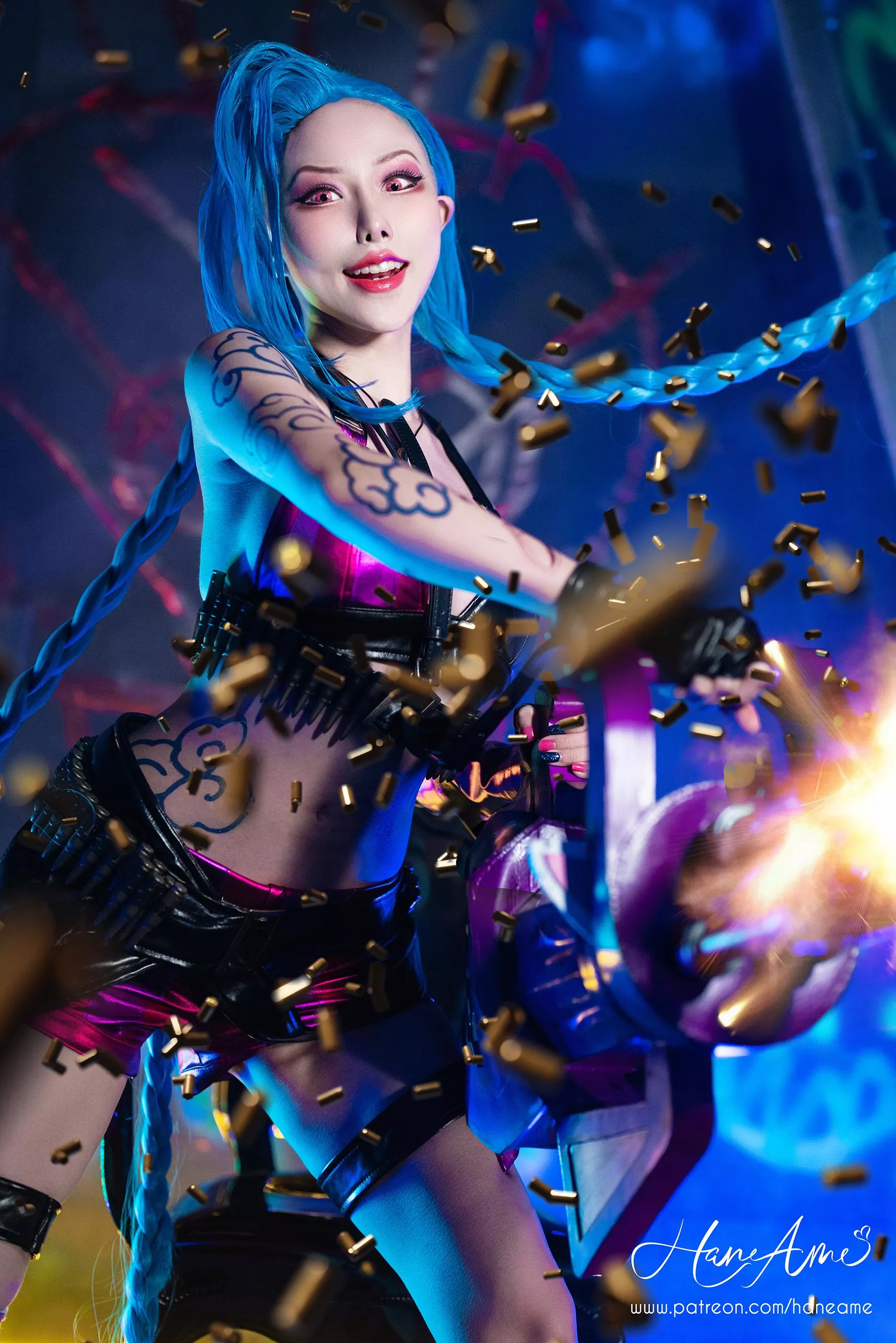 league of legends Jinx cosplay by HaneAme
